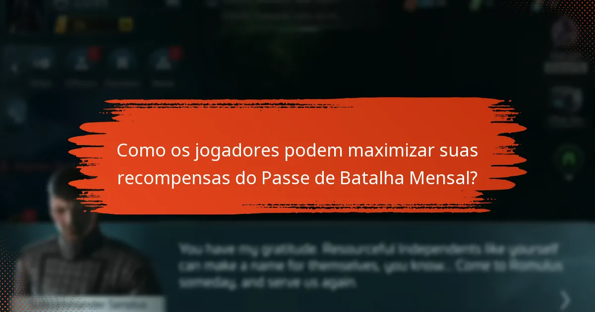 Quais atualizações e novas funcionalidades são introduzidas com o Passe de Batalha Mensal?