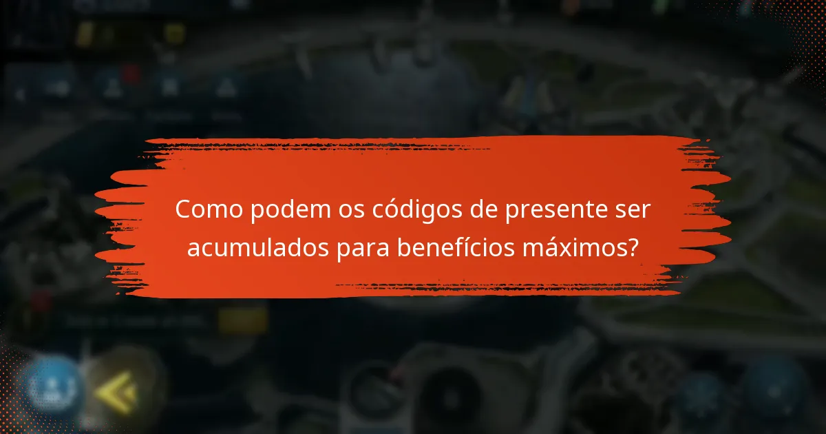 Como ligar contas para resgatar códigos de presente?