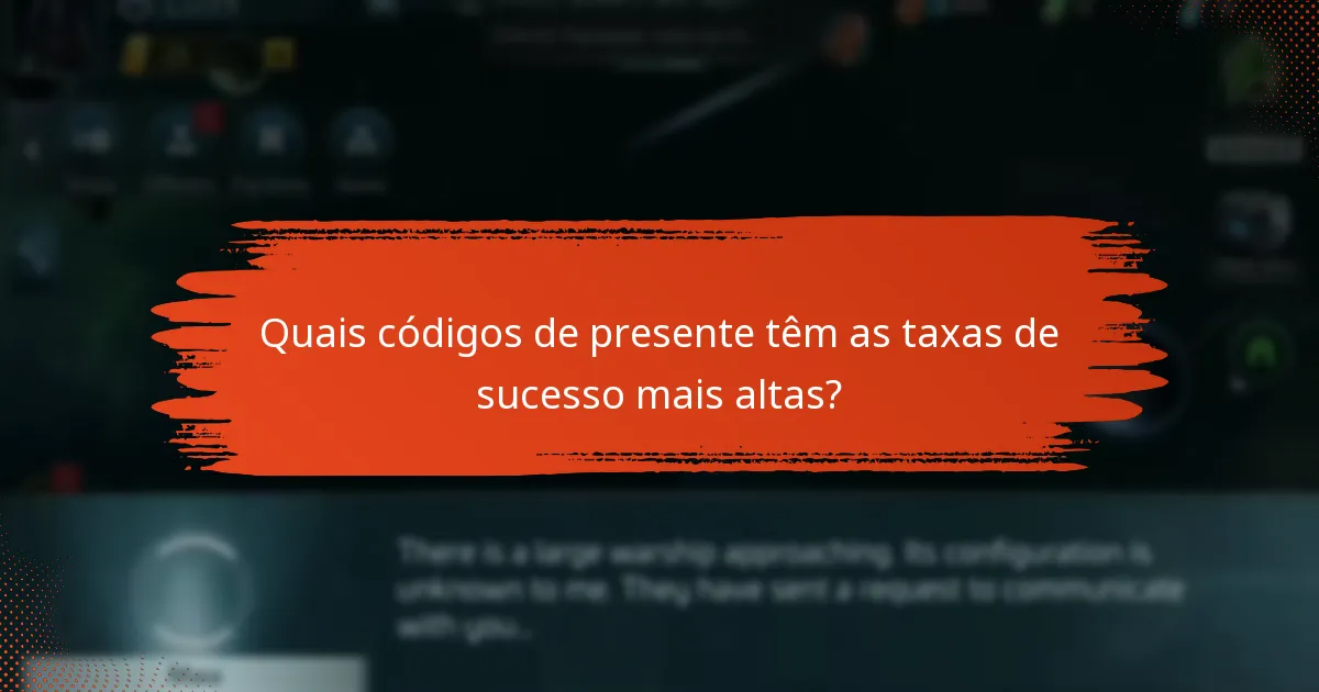 Quais histórias de sucesso os jogadores partilharam sobre o uso de códigos de presente?